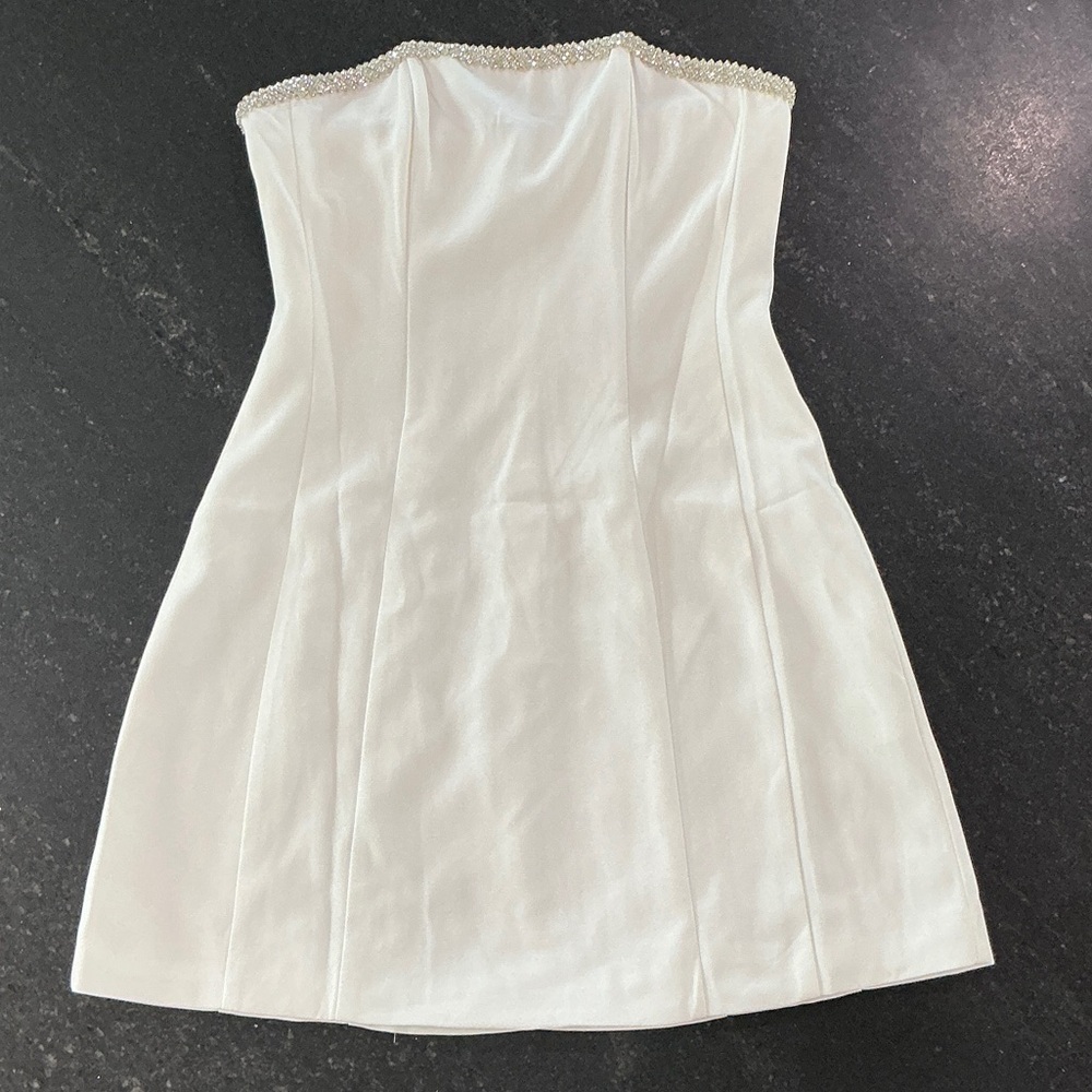 Selfie Leslie White Mini Dress